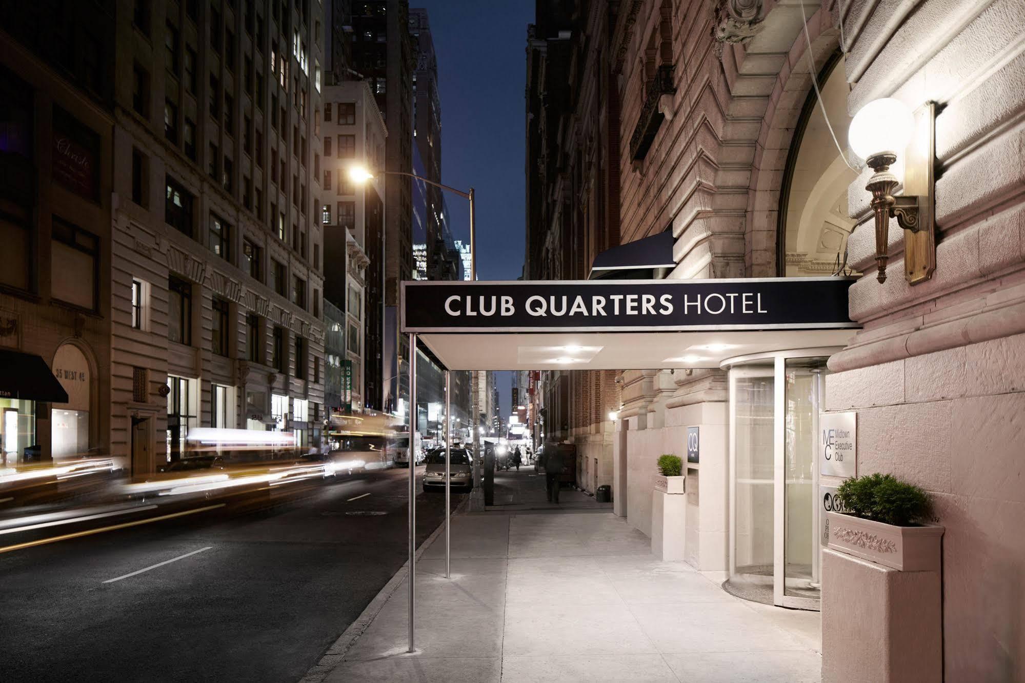 Club Quarters Hotel Times Square, New York Buitenkant foto