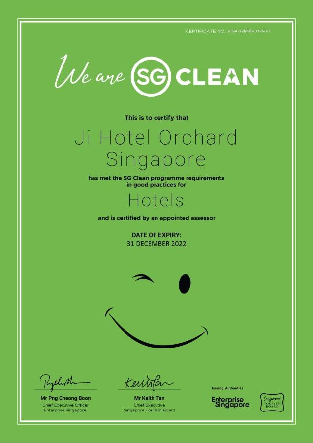Ji Hotel Orchard Singapore Buitenkant foto