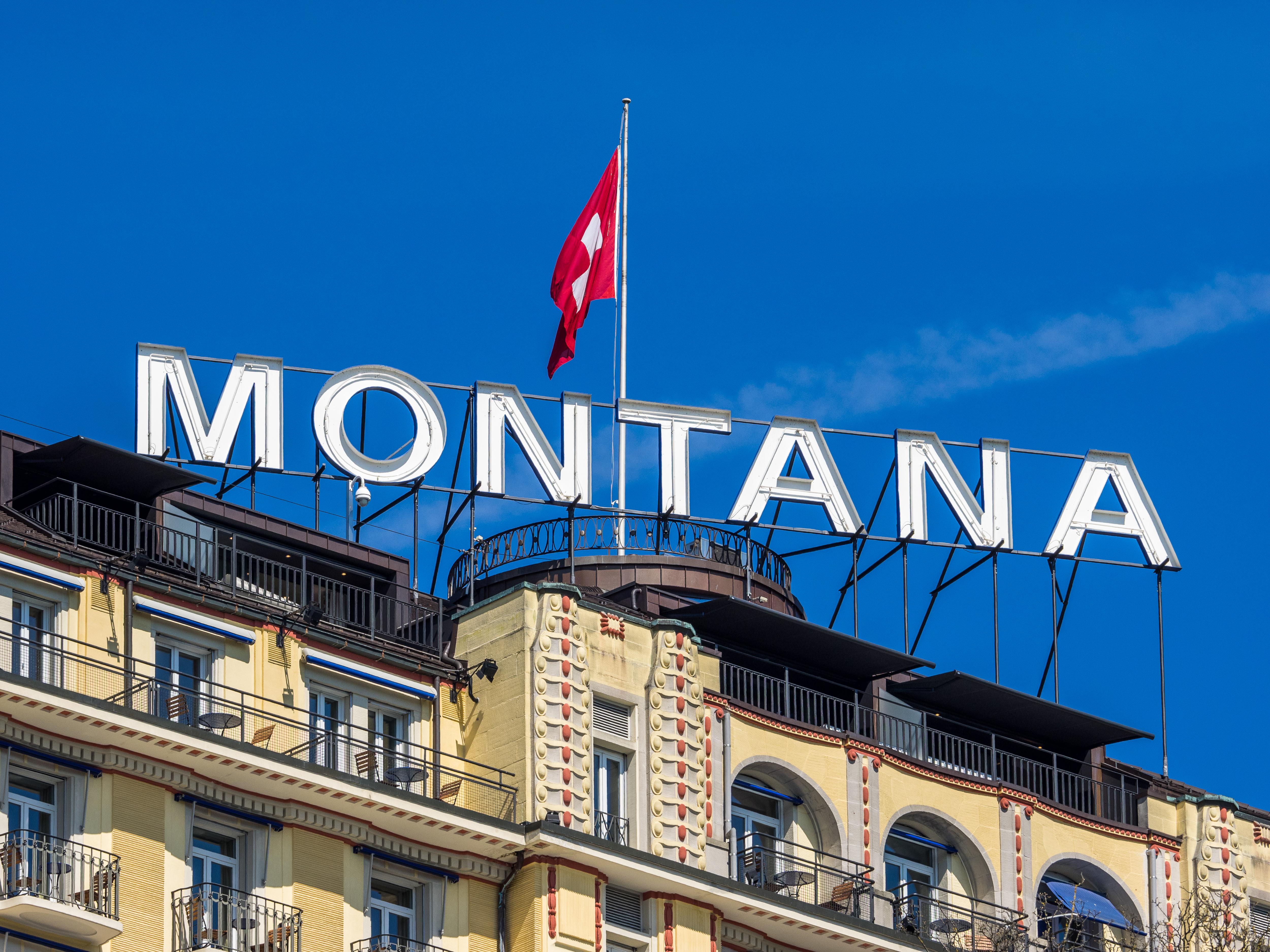 Art Deco Hotel Montana Luzern Buitenkant foto