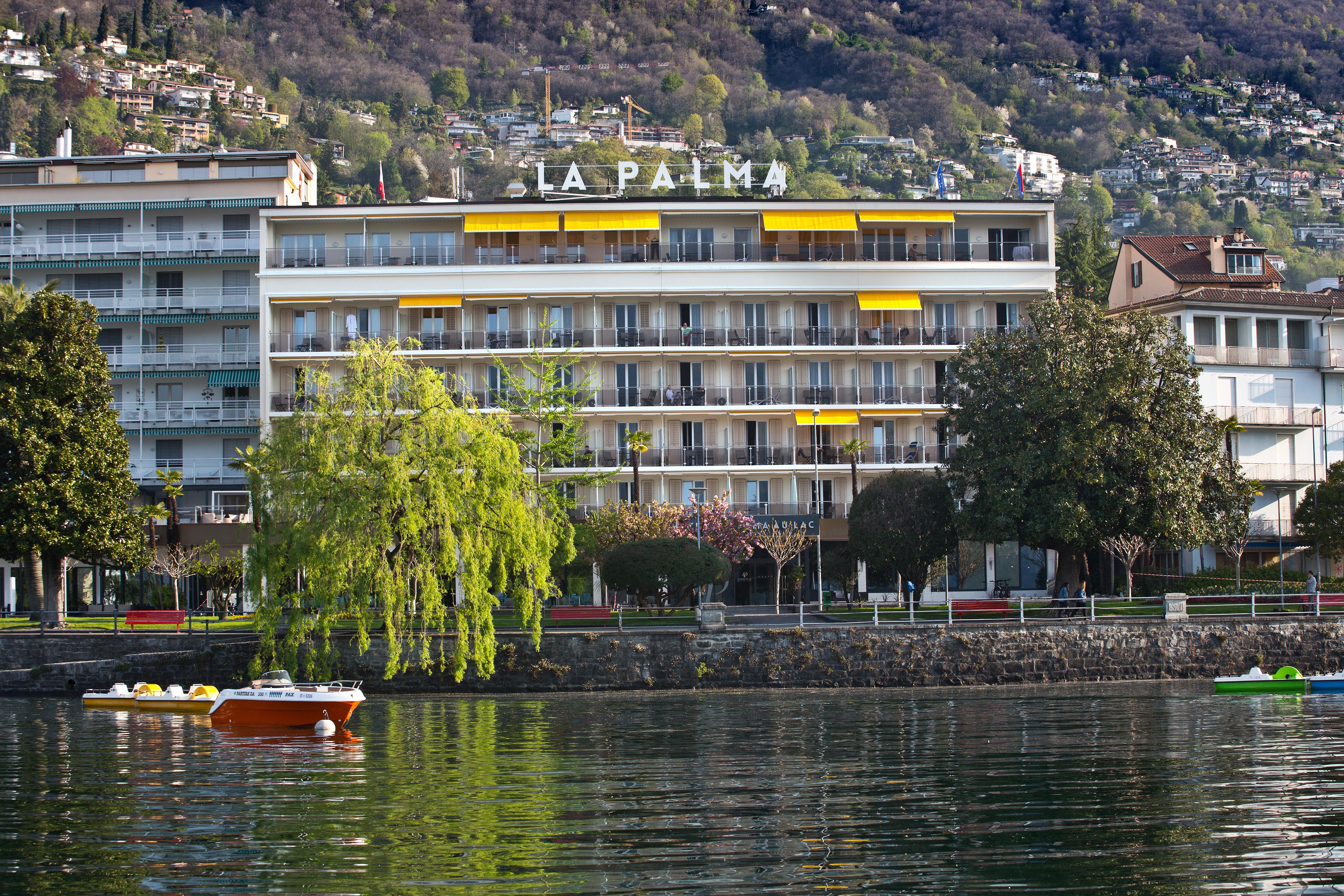 Hotel La Palma Au Lac Locarno Buitenkant foto