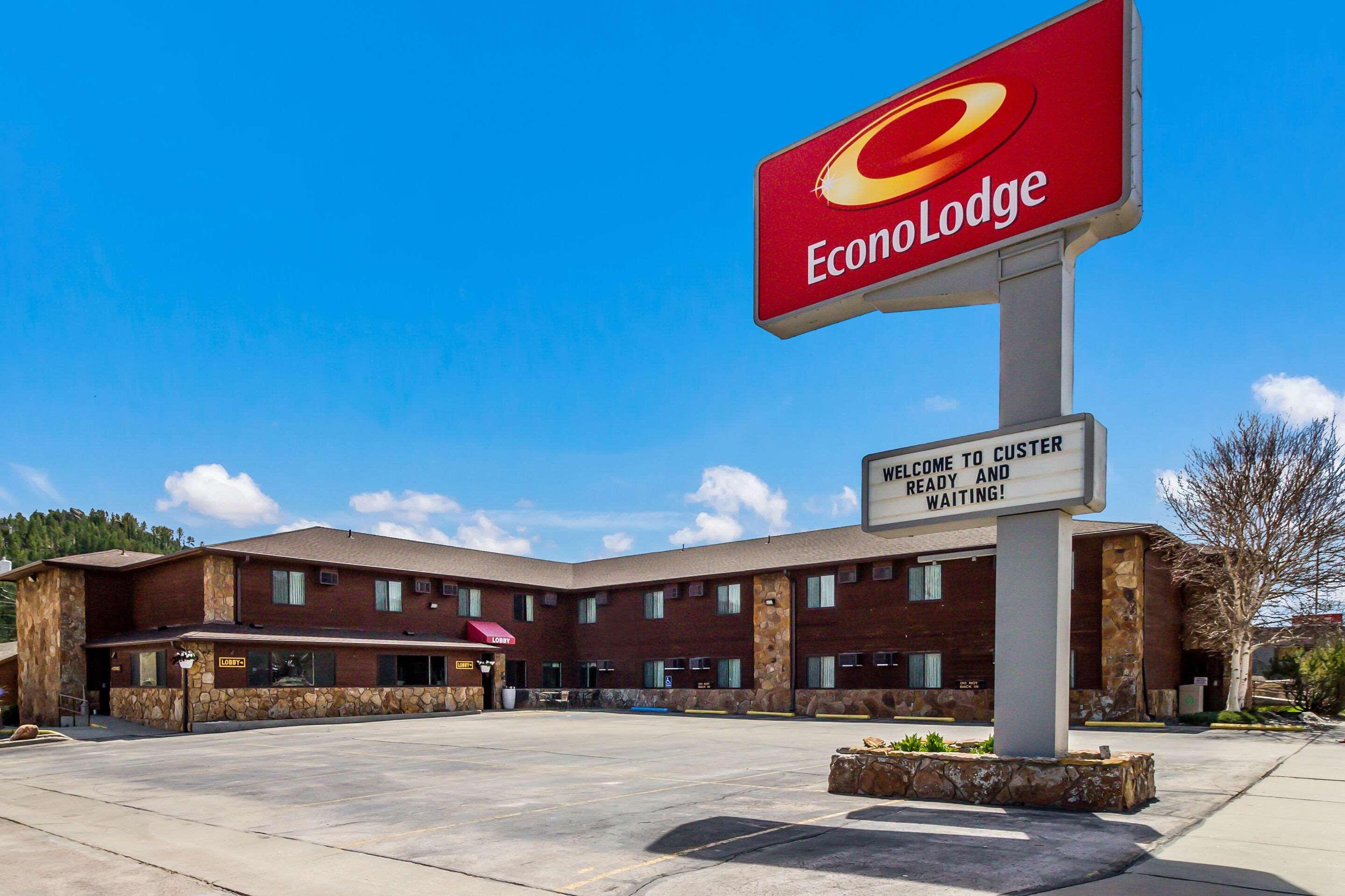 Econo Lodge, Downtown Custer Near Custer State Park And Mt Rushmore Buitenkant foto