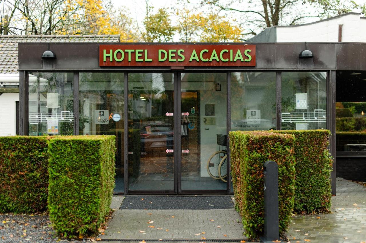 Logis Hotel Restaurant Des Acacias Lille Tourcoing Neuville-en-Ferrain Buitenkant foto