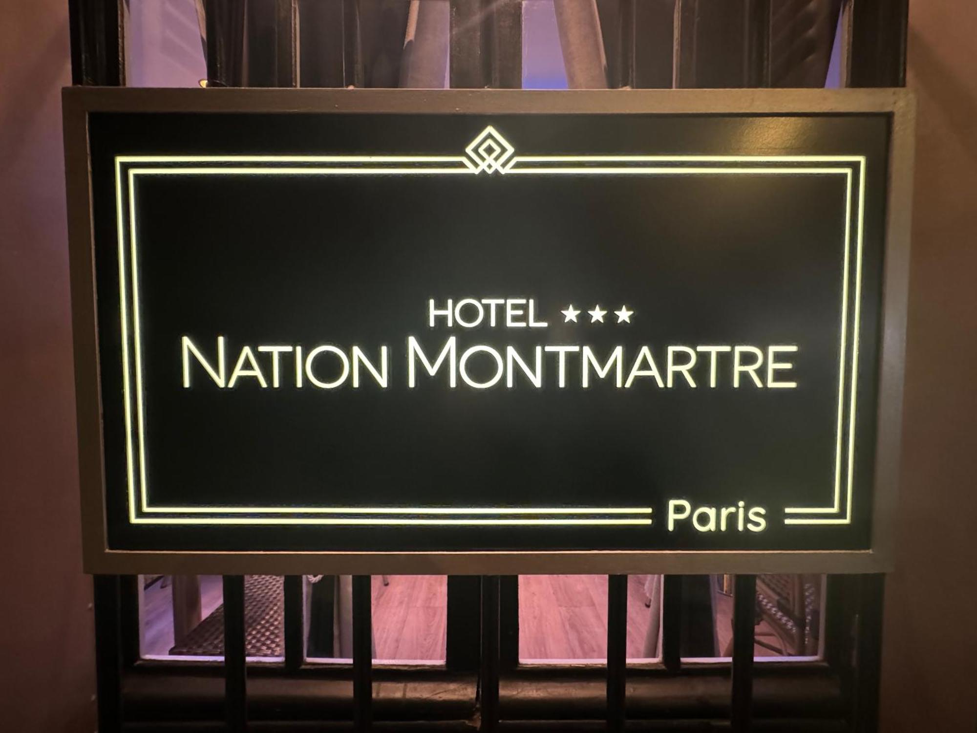 Hotel Nation Montmartre Parijs Buitenkant foto