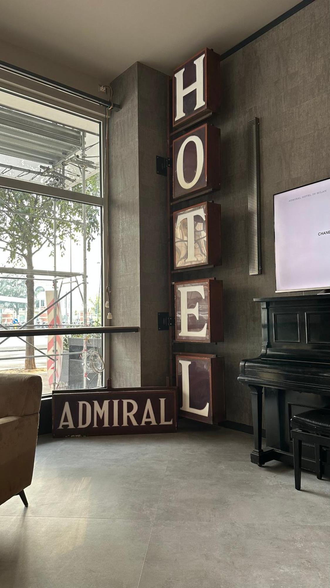 Admiral Hotel Milaan Buitenkant foto