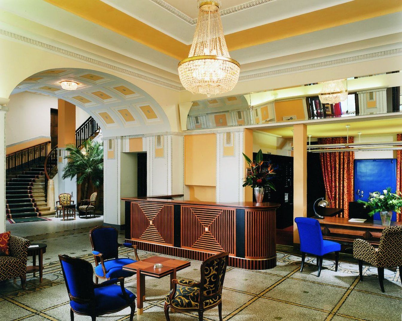 Art Deco Hotel Montana Luzern Interieur foto