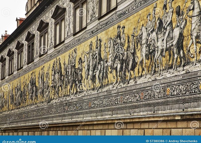 Fürstenzug Furstenzug (Procession of Princes) in Dresden. Germany Stock Photo ... photo