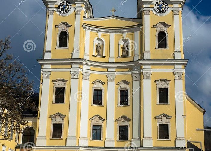 Basilica of St. Michael, Mondsee The Roman Catholic Collegiate Church of St Michael, Mondsee or ... photo