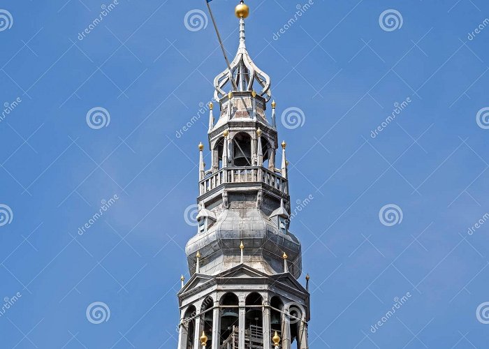 Noorderkerk Tower of the Noorderkerk in Amsterdam Netherlands at Kingsday ... photo