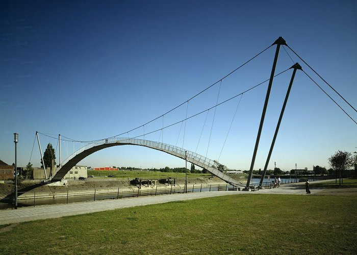 Duisburg Inner Harbour Footbridge over the Inner Harbour Duisburg - sbp photo