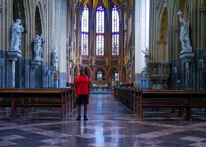 Saint-Jacques Church The collegiate church - St Jacques in Liege, Belgium is very ... photo