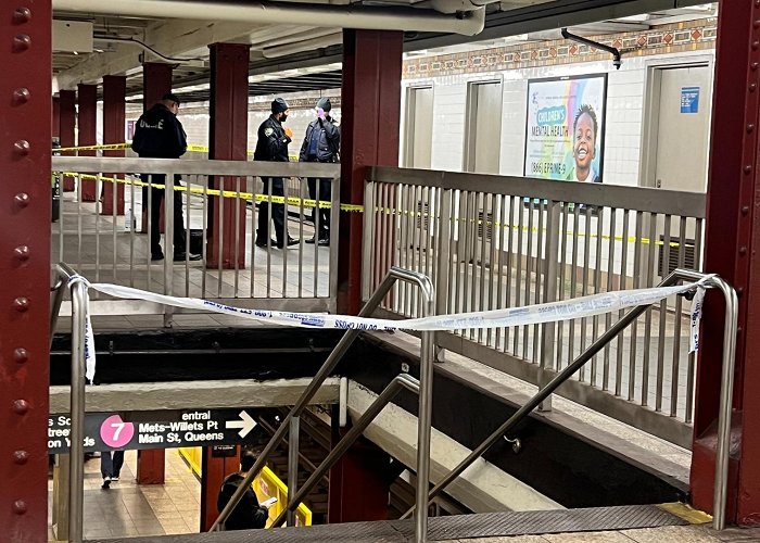 42nd Street-Bryant Park/Fifth Avenue Station Person struck by a train at the Bryant Park subway station: MTA ... photo