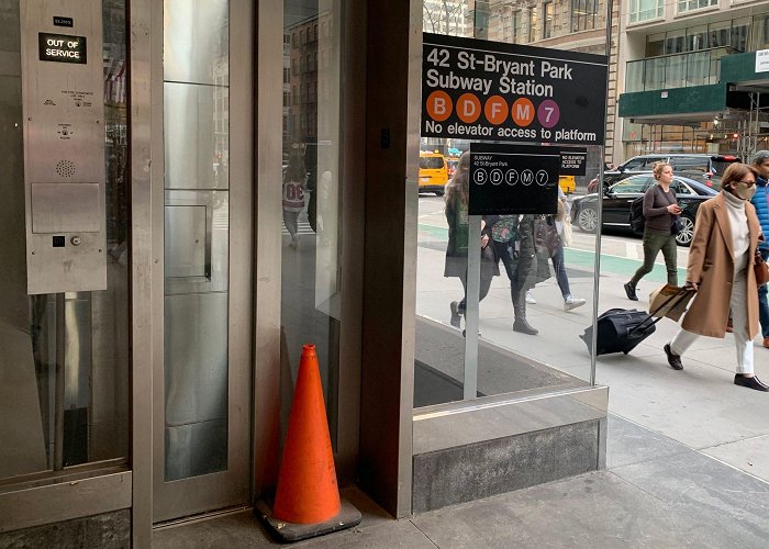 42nd Street-Bryant Park/Fifth Avenue Station Privately Owned Midtown Subway Entrance Still Closed as City ... photo