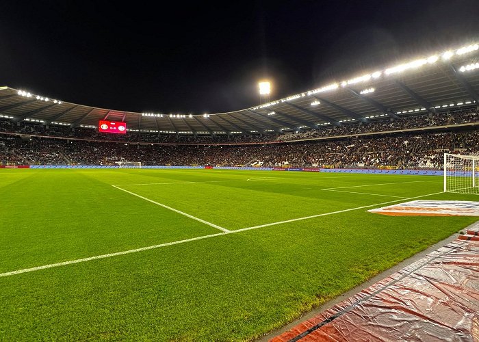 King Baudouin Stadium Soccer match between Belgium and Sweden suspended after a gunman ... photo