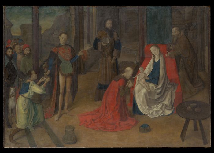 't Drieluik Justus of Ghent | The Adoration of the Magi | The Metropolitan ... photo