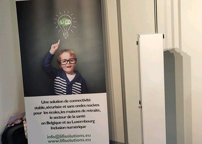 Wallonie Expo PoE-Tic and LiFi Solutions Presented The MIELA System at The EDUC ... photo