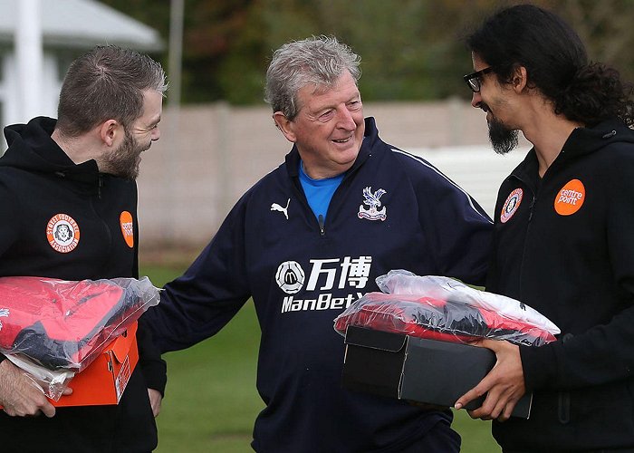 Centre Point Crystal Palace stars meet England Homeless World Cup players ... photo