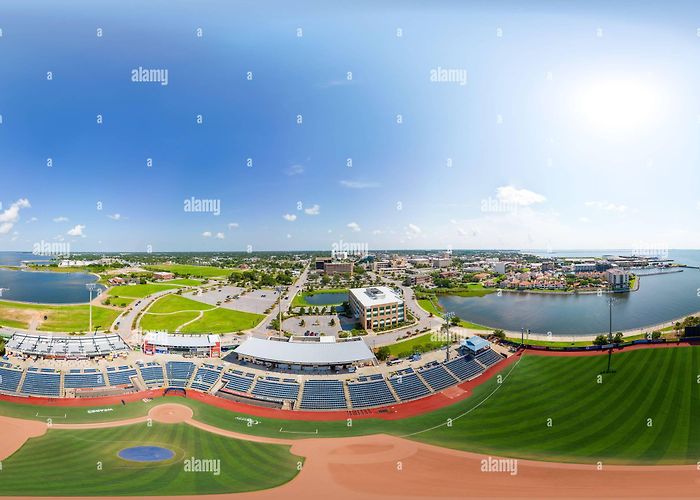 Admiral Fetterman Field 360° view of Pensacola, FL, USA - July 22, 20223: Aerial 360 photo ... photo