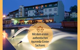 Hotel Am Kurhaus Mit Erstem Ayurveda Center Sachsens - Direkt Am Gesundheitsbad Actinon & Kurpark Bad Schlema Exterior photo