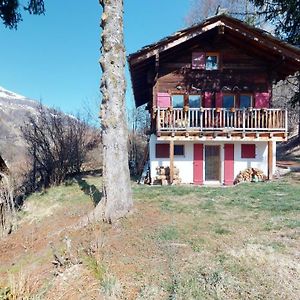 Idyllic Chalet In Evolene, With View On The Dent Blanche And The Mountains Appartement Exterior photo