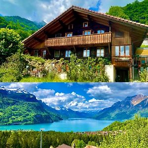 Charmant Chalet Mit See Und Bergsicht Appartement Hofstetten bei Brienz Exterior photo