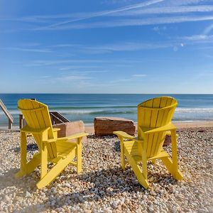 Sunshine House, 3 Bedrooms, Sleeps 8, Ocean Front, Pet Friendly, WiFi Flagler Beach Exterior photo