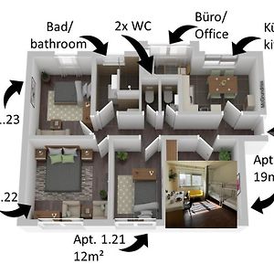 Soulfactory Budget Appartement Neu-Ulm Exterior photo