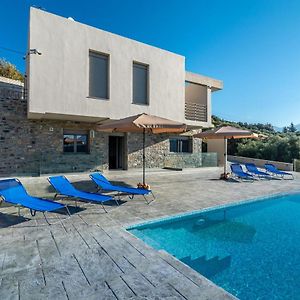 Modern Private Villa With Infinity Pool Iraklion Exterior photo