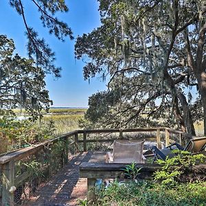 Rustic Beaufort Home With Stunning Marsh Views! Exterior photo