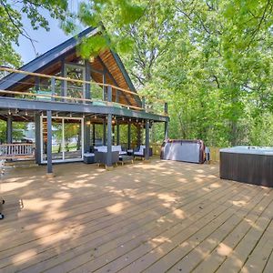 Modern Fairland Log Cabin With Lake Access! Villa Exterior photo