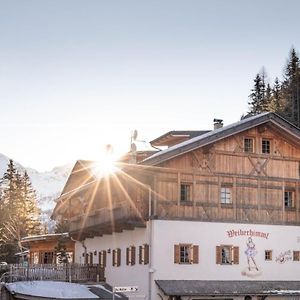 Skihotel Weiberhimmel Ulten Exterior photo