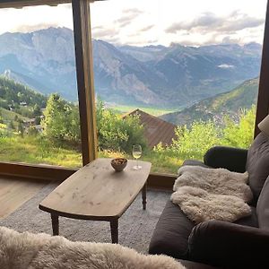 Cozy Chalet With Magic View & Location Villa Riddes Exterior photo