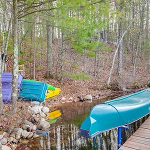 Lakefront Rhinelander Cabin With Dock And Fire Pit! Villa Exterior photo