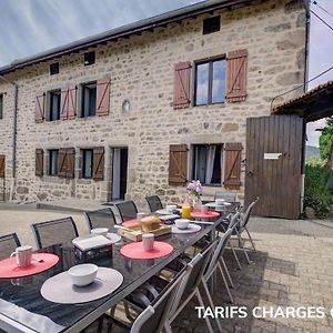 Gite En Pierre Renove Avec Jardin Et Wifi A Chalmazel-Jeansagniere - Fr-1-496-253 Villa Exterior photo