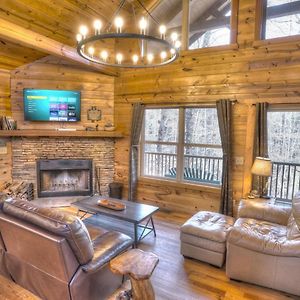 Luxury Cabin Sleeps 8 With Creekside Fire Pit Near Helen Ga Villa Cleveland Exterior photo