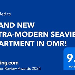 Brand New Ultra-Modern Seaview Apartment In Omr! Madras Exterior photo