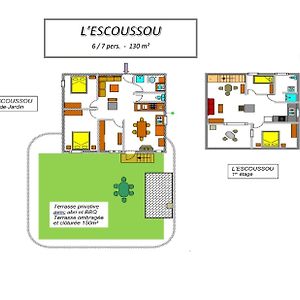 Gite L'Escoussou Au Calme, 6P, 4Ch, 130M2, Charme Et Nature, Piscine Chauffee, Sud Ardeche Hotel Joyeuse Exterior photo