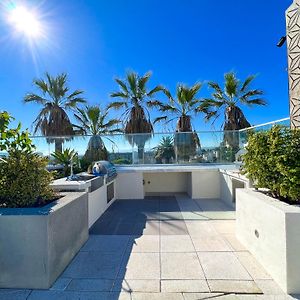 Downtown Los Angeles Skyline Balcony View Modern Penthouse Aparthotel Exterior photo