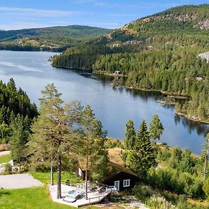 Libeli- panoramaview towards Gaustadtoppen- Jacuzzi Villa Lona Exterior photo