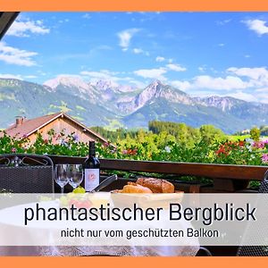 Biohof Burger, 3 Sonnige Fewo, Alle Mit Balkon, Spielzimmer, Grillhuette, 7 Km Vor Oberstdorf Villa Bolsterlang Exterior photo