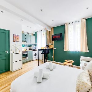 Le Central Green Studio Parisien Cosy Proche Metro Appartement Clichy Exterior photo