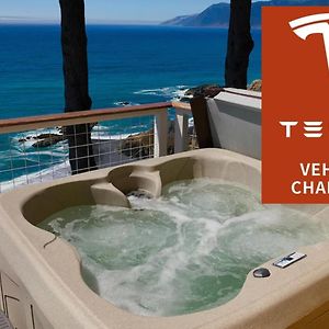 Gorgeous Oceanview, By Oceanviewhottubs Oceanfront! Shelter Cove, Ca Tesla Ev Station Appartement Exterior photo