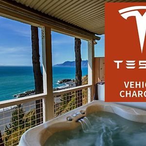 Amazing Oceanview, Oceanfront! By Oceanviewhottubs Shelter Cove, Ca Tesla Ev Station Appartement Exterior photo