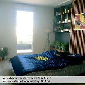 Chambre Privee Dans Un Roof-Top Unique Vue 360° Appartement Bois-Colombes Exterior photo