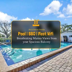 Modern Waterfront Oasis Pool Bbq Fast Wifi Appartement Boca Raton Exterior photo