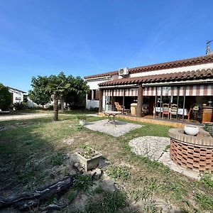 Villa Familiale Climatisee Avec Jardin, Proche Plage, Parking, Wifi Et Barbecue - Saint-Cyprien - Fr-1-225D-218 Exterior photo