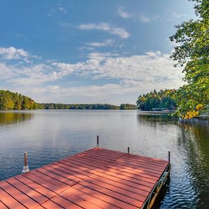 Rhinelander Chain Of Lakes Home With River Dock! Exterior photo