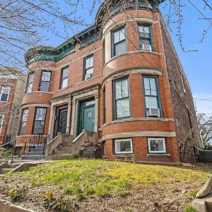 Beautiful Green-Door Brownstone Appartement Jersey City Exterior photo