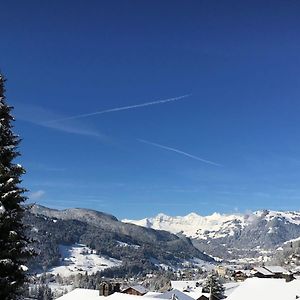 Bright Rays Chalet With Phenomenal Views Of The Mountains Villa Gstaad Exterior photo