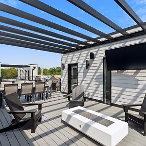 New Modern Townhome With Rooftop Patio Townhouse Iowa City Exterior photo