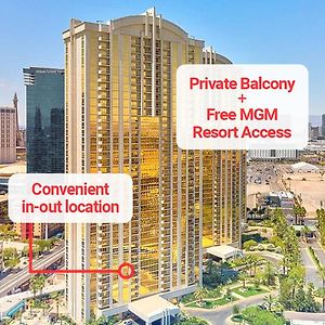 Lady Luck'S Vista - Private Balcony - Full Kitchen - Two Full Baths - Jetted Tub - Full Mgm Grand Resort Access W No Resort Fee At Mgm Signature Las Vegas Exterior photo